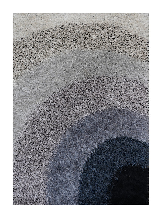 Shadow Spectrum Hand Knotted Shaggy Rug
