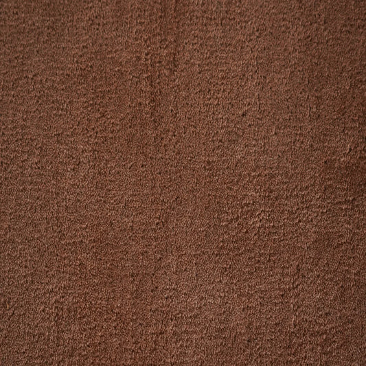 Elegant Solid Brown Hand Tufted Rug