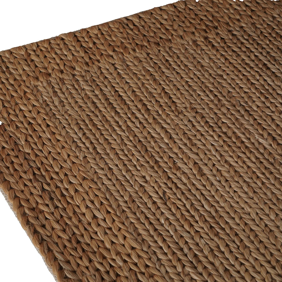 Handwoven Natural Fibre Jute Rug – Eco-Friendly & Durable