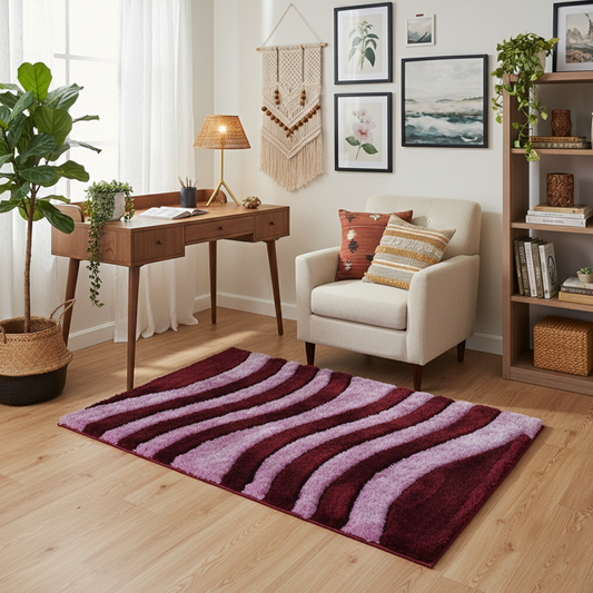 Berry Wave Plush Rug