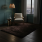 Deep Mocha Luxe Shaggy Rug