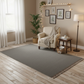 Elegant Hand Woven Woollen Dhurrie with Tassel Edges – Grey