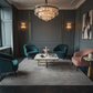 Hand Tufted Woollen Rug – Elegant Grey with Subtle Border Design