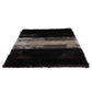 Graphite Wave Shaggy Rug