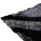 Obsidian Swirl Shaggy Rug
