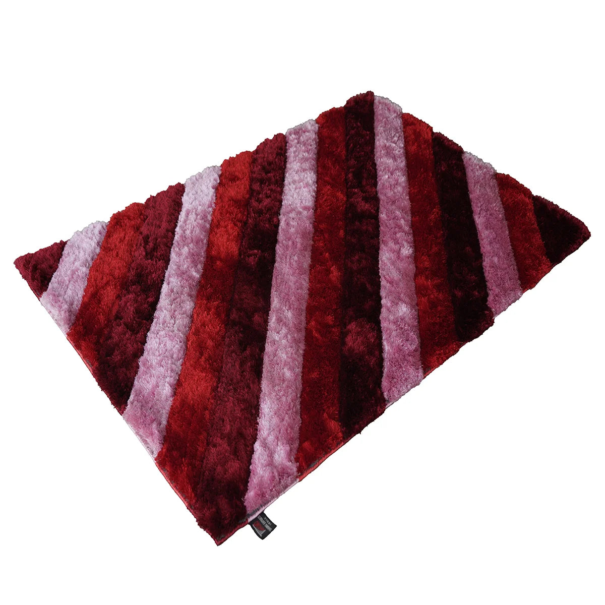 Crimson Candy Stripe Rug