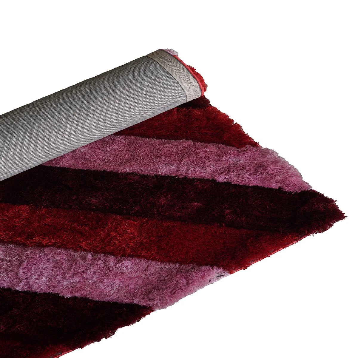 Crimson Candy Stripe Rug