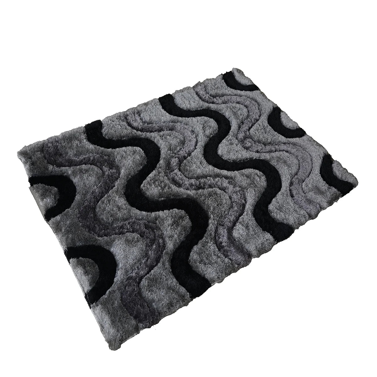 Shadow Wave Shaggy Rug