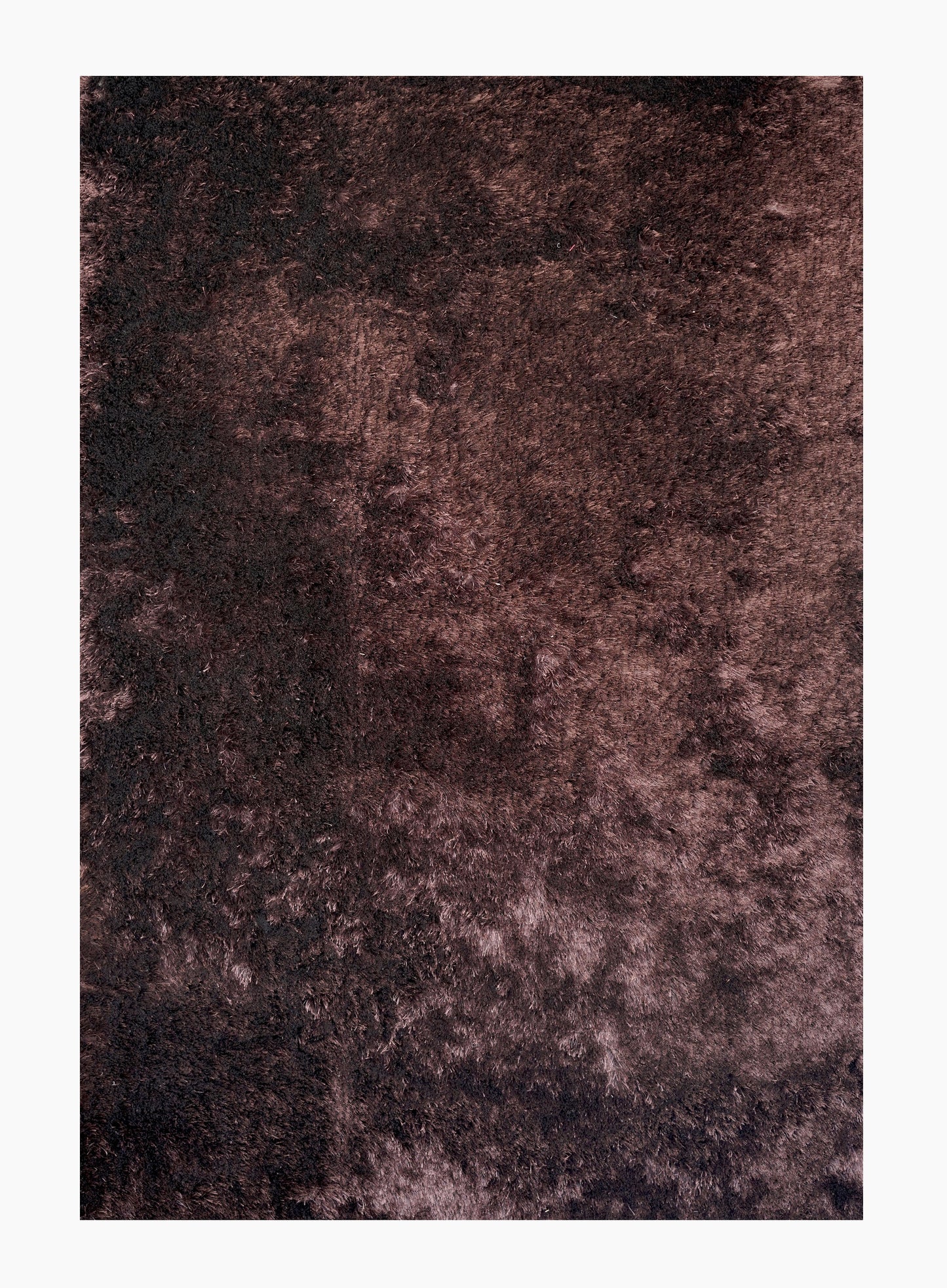 Deep Mocha Luxe Shaggy Rug
