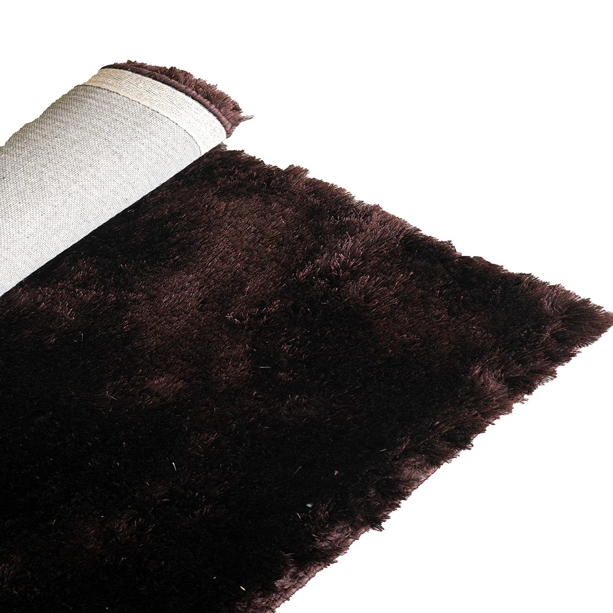Deep Mocha Luxe Shaggy Rug