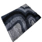 Monochrome Mirage Hand Knotted Polyester Shaggy Rug