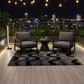 Shadow Wave Shaggy Rug