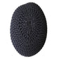 Handmade Cotton Pouf – Knitted Round Ottoman for Living Room & Bedroom