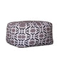 Cotton Printed Ottoman – Stylish Geometric Pouf for Living Room & Bedroom