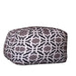 Cotton Printed Ottoman – Stylish Geometric Pouf for Living Room & Bedroom
