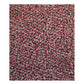 Hand Knotted Woollen Shaggy Rug – Red & Black Textured Modern Floor Décor