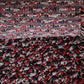 Hand Knotted Woollen Shaggy Rug – Red & Black Textured Modern Floor Décor