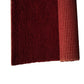 Luxury Hand-Knotted Woollen Shaggy Rug – Deep Burgundy Red