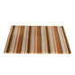 Hand Tufted Wool & Cotton Rug with Striped Pattern – Warm Earthy Tones