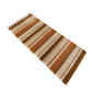 Hand Tufted Wool & Cotton Rug with Striped Pattern – Warm Earthy Tones