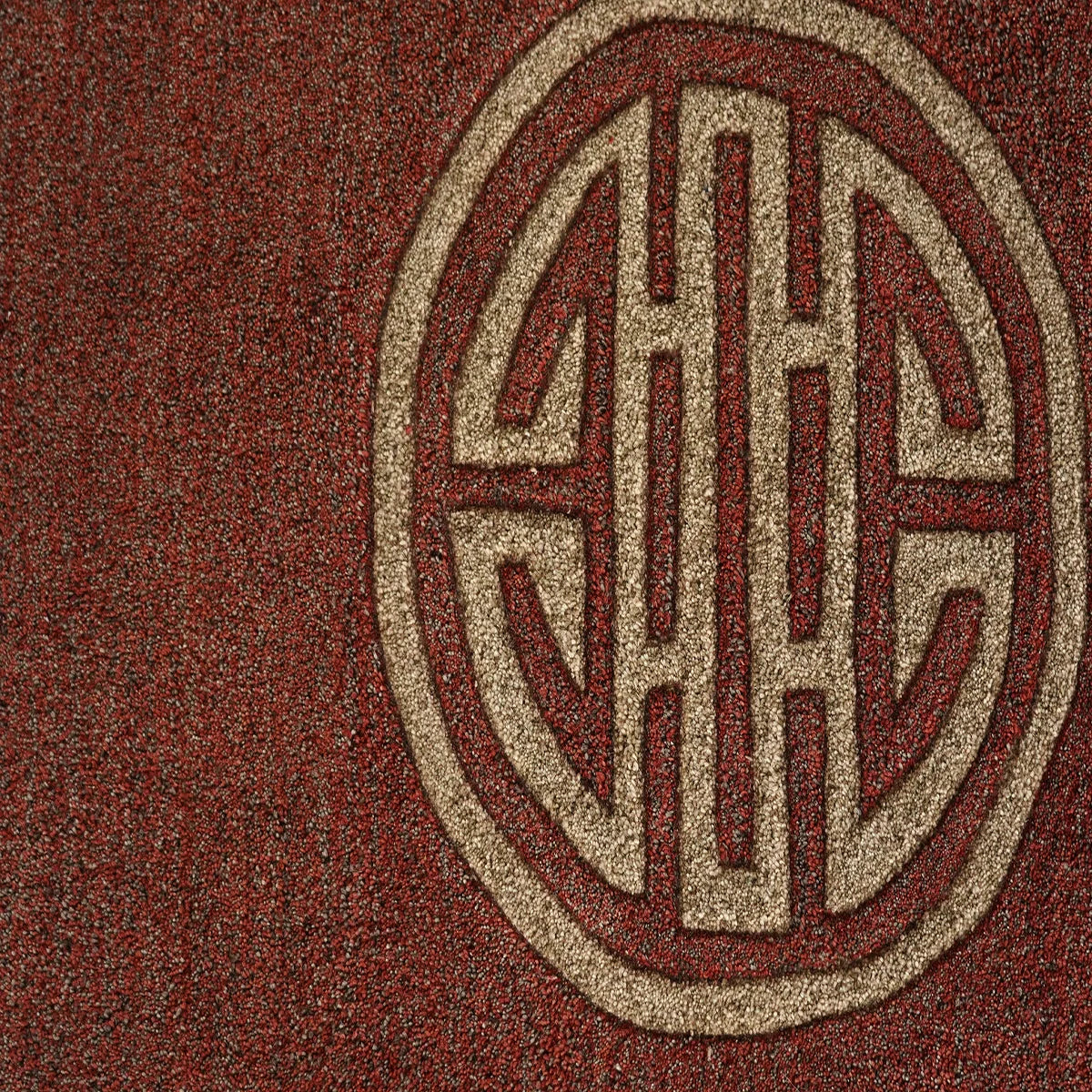 Hand-Tufted Wool Rug with Traditional Motif
