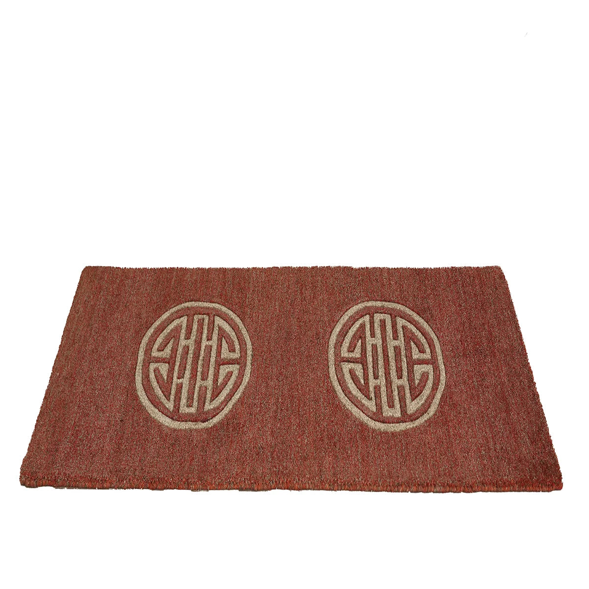 Hand-Tufted Wool Rug with Traditional Motif