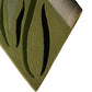 Hand-Tufted Wool Rug with Abstract Botanical Design in Shades of Green