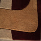 Hand-Tufted Woolen Rug with Modern Geometric Design – Multicolor