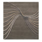 Elegant Hand-Tufted Wool Rug with Contemporary Abstract Design