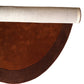 Hand Tufted Wool Round Rug – Dual Tone Brown Elegance