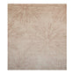 Hand Tufted Woollen Rug – Beige with Rust Floral Line Design