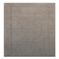 Hand Tufted Woollen Rug – Elegant Grey with Subtle Border Design