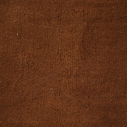 Elegant Hand Tufted Wool Rug – Solid Brown