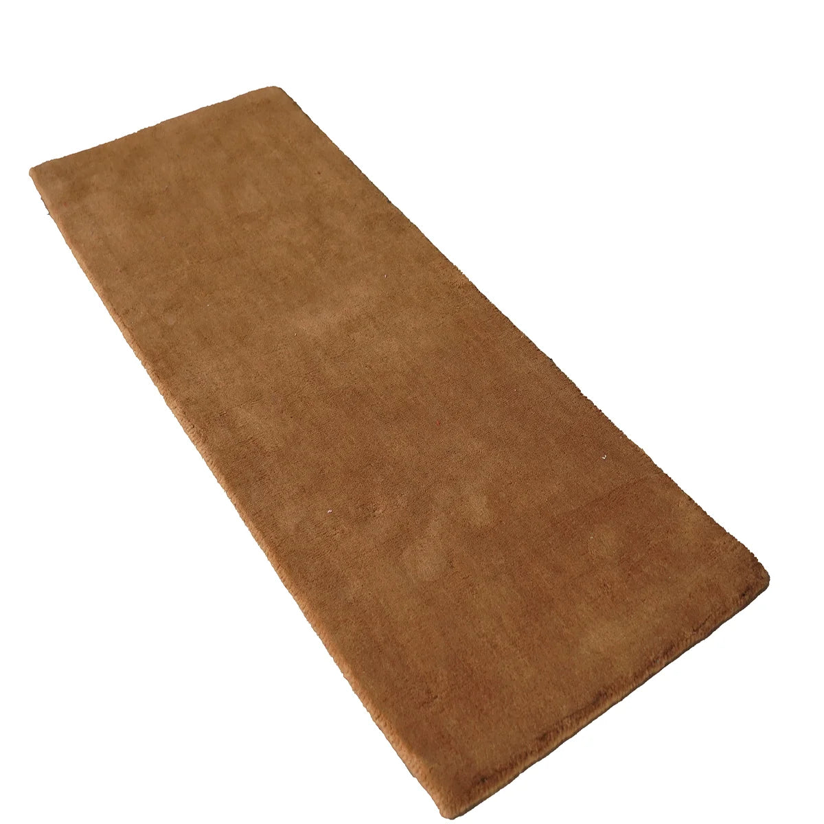 Elegant Hand Tufted Wool Rug – Solid Brown