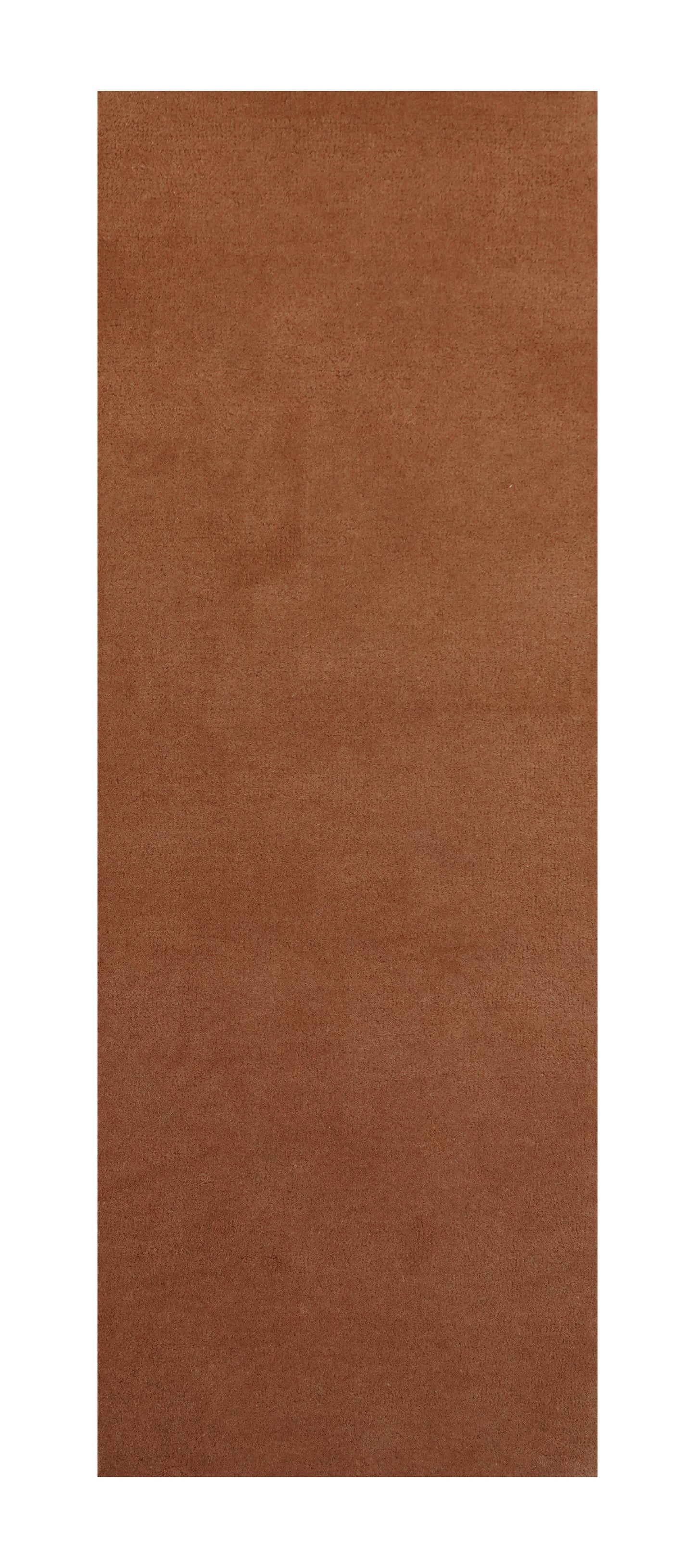 Elegant Solid Brown Hand Tufted Rug
