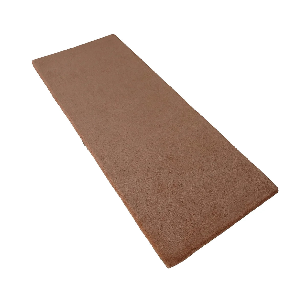 Elegant Solid Brown Hand Tufted Rug
