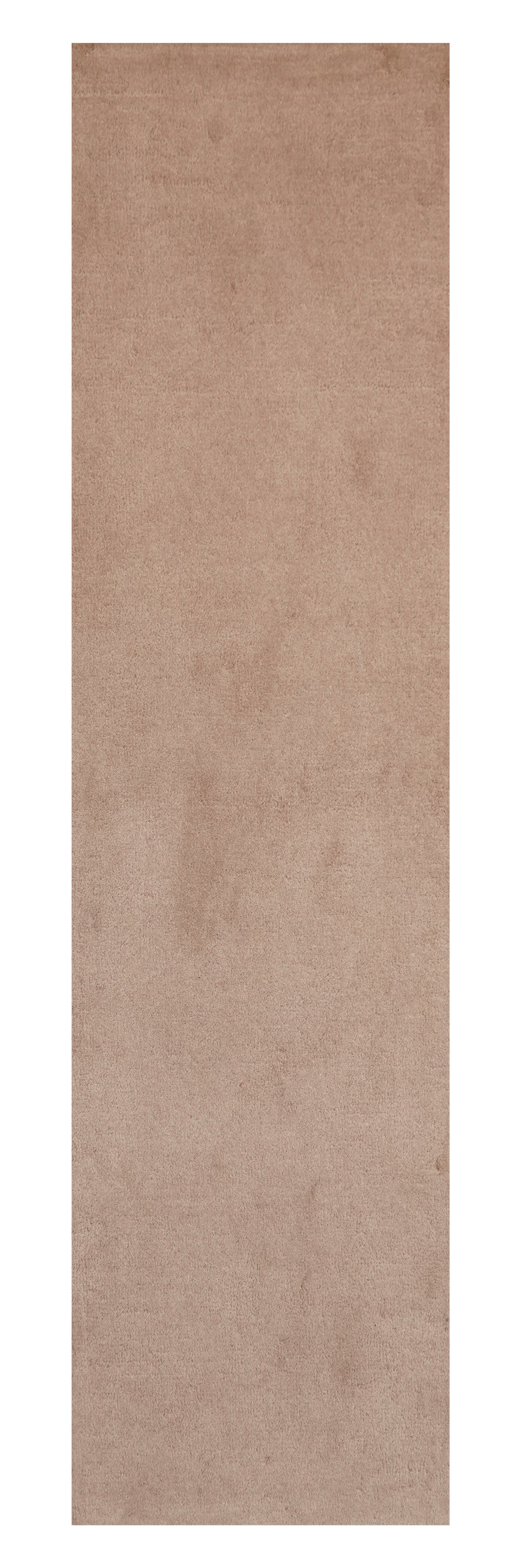 Elegant Hand Tufted Wool Rug – Solid Brown