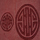 Elegant Red Hand-Tufted Wool Rug with Geometric Medallion Pattern