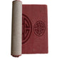 Elegant Red Hand-Tufted Wool Rug with Geometric Medallion Pattern