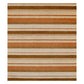 Hand Tufted Wool & Cotton Rug with Striped Pattern – Warm Earthy Tones