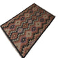 Geometric Handwoven Woollen Dhurrie – Multicolor Tribal Pattern