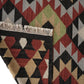 Handwoven Woollen Dhurrie with Geometric Tribal Pattern
