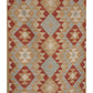 Handwoven Woollen Dhurrie with Geometric Tribal Pattern