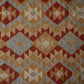 Handwoven Woollen Dhurrie with Geometric Tribal Pattern