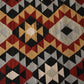 Handwoven Woollen Dhurrie with Geometric Tribal Pattern