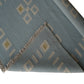 Handwoven Woollen Dhurrie in Soft Blue with Geometric Pattern