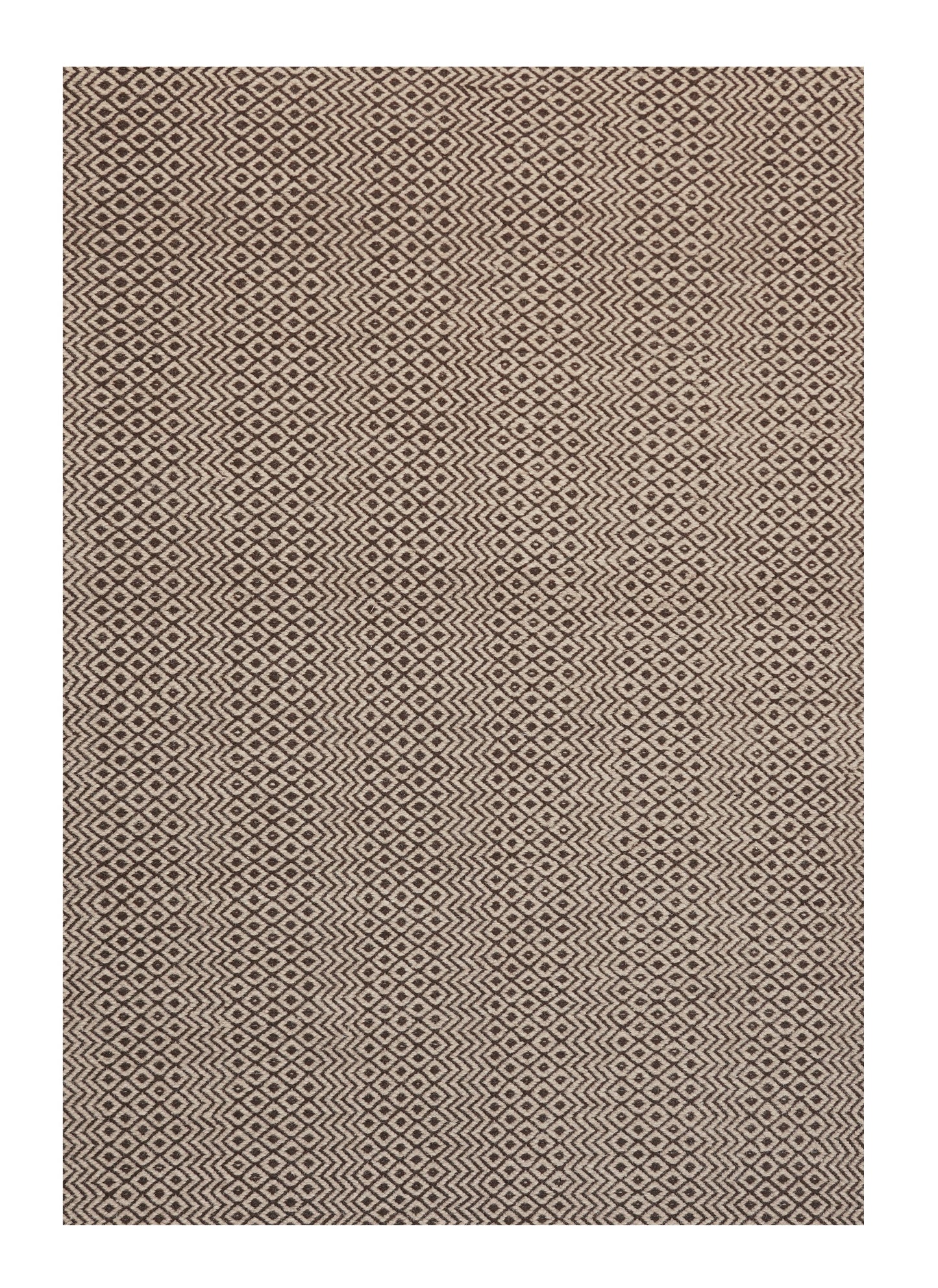 Hand Woven Woollen Dhurrie – Geometric Pattern Rug for Modern & Traditional Spaces