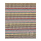 Hand Woven Woollen Dhurrie – Multi-Color Striped Pattern