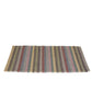 Hand Woven Woollen Dhurrie – Multi-Color Striped Pattern
