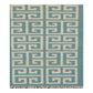Hand Woven Woollen Dhurrie with Geometric Pattern – Elegant & Durable Floor Rug